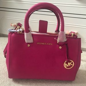 MICHAEL Michael Kors Small Leather Satchel